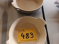 Lot 483 - ovenschaal le creuset. 4 stuks - afbeelding 1 van  3