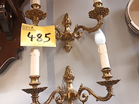 Lot 485 - amplieken in koper. 2 stuks - afbeelding 1 van  3