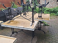 Lot 486 - terrastafels 14 stuks - afbeelding 1 van  2