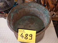 Lot 489 - koperen ketel - afbeelding 3 van  3
