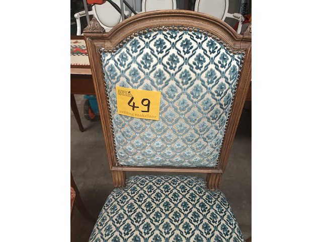 Lot 49 - antieke stoelen. 2 stuks - afbeelding 6 van  6