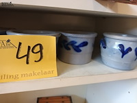 Lot 49 - kreulse potjes. 7 stuks - afbeelding 3 van  3