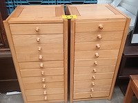 Lot 49 - ladekastjes. 2 stuks - afbeelding 1 van  4