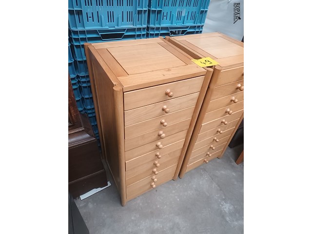Lot 49 - ladekastjes. 2 stuks - afbeelding 2 van  4
