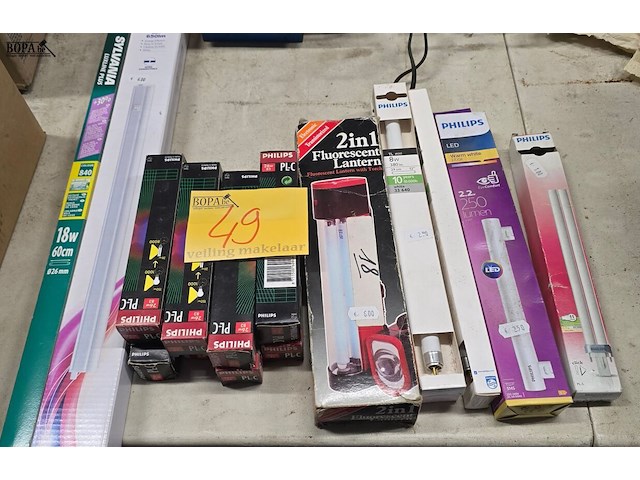 Lot 49 - lot diverse lampen ong 15 stuks - afbeelding 1 van  4