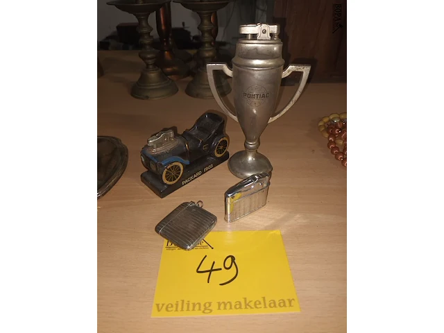 Lot 49 - oude aanstekers. 4 stuks - afbeelding 1 van  4