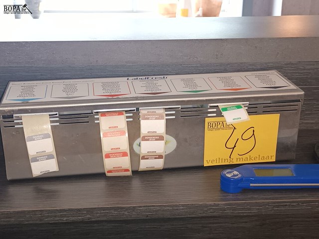 Lot 49 - thermometer en haccp etiketten - afbeelding 3 van  5