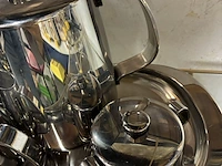 Lot 49 - vintage verzilverd koffie- en theeservies - afbeelding 3 van  3