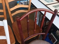 Lot 492 - stoelen thonet stijl. 4 stuks - afbeelding 3 van  4