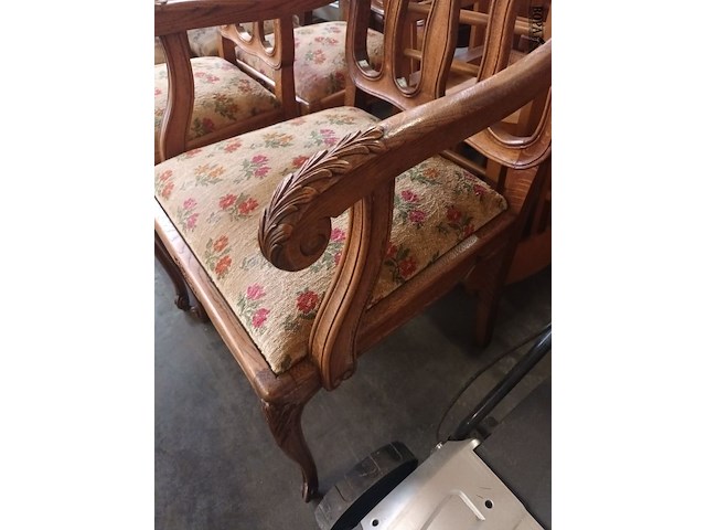 Lot 494 - stoelen louis xv. 3 stuks - afbeelding 5 van  5