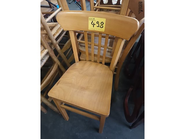 Lot 498 - café stoel. 5 stuks - afbeelding 1 van  3
