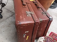 Lot 499 - vintage reiskoffers. 2 stuks - afbeelding 3 van  3