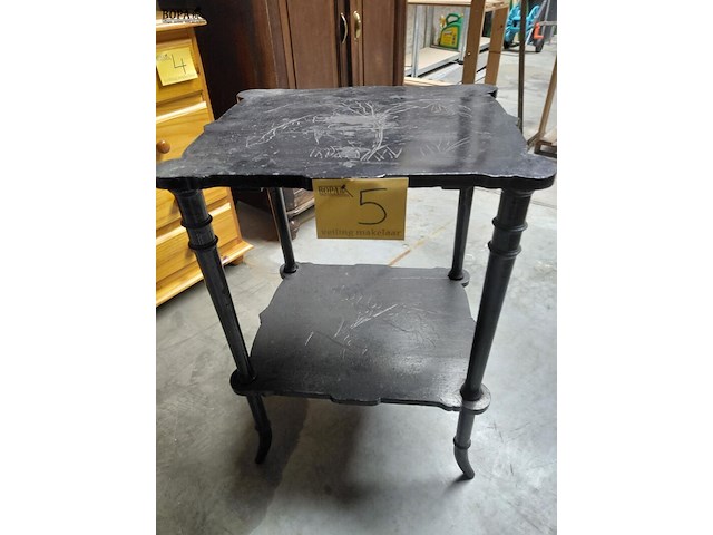 Lot 5 - bijzettafel zwart - afbeelding 3 van  3