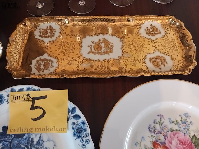 Lot 5 - limoges porselein. 6 stuks - afbeelding 2 van  6