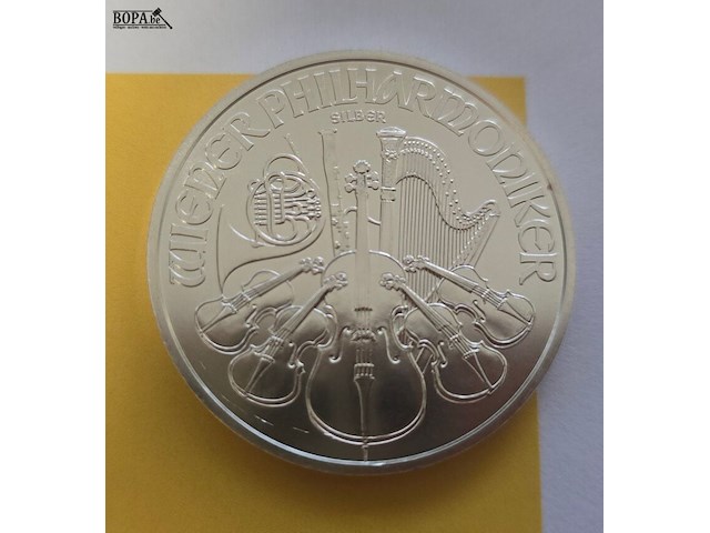 Lot 5 - oostenrijk wiener philharmoniker 2022 – 2 x 1,50 euro - afbeelding 2 van  3