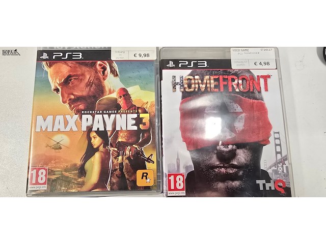 Lot 5 - playstation 3 console + 2 controllers + 6 spellen - afbeelding 6 van  8