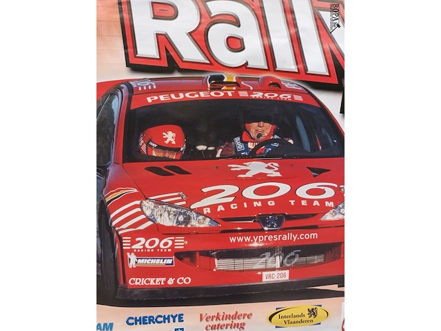 Lot 5 - poster rally ieper 2001 - afbeelding 3 van  5