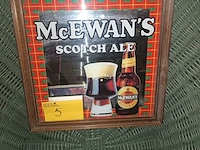 Lot 5 - reclame spiegel mcewan’s