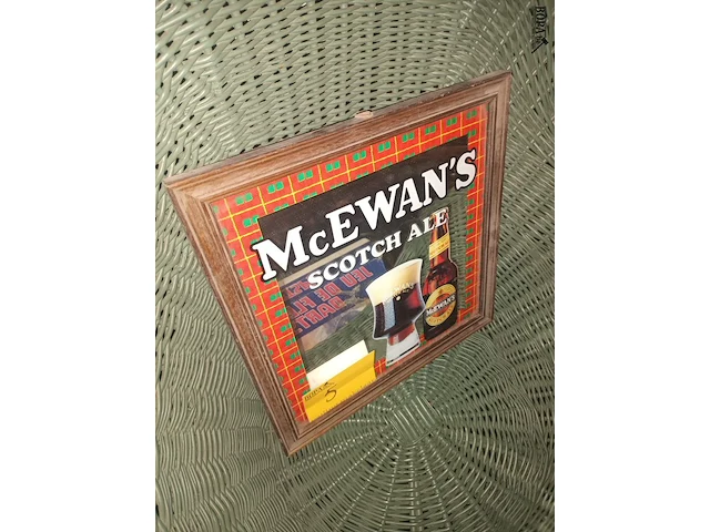 Lot 5 - reclame spiegel mcewan’s - afbeelding 2 van  2