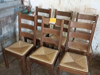 Lot 5 - retro stoelen. 6 stuks