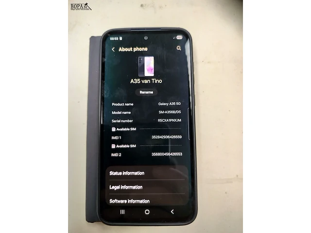 Lot 5 - samsung galaxy a35 met case - afbeelding 2 van  3