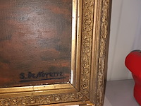 Lot 5 - schilderij bloemen - afbeelding 3 van  4