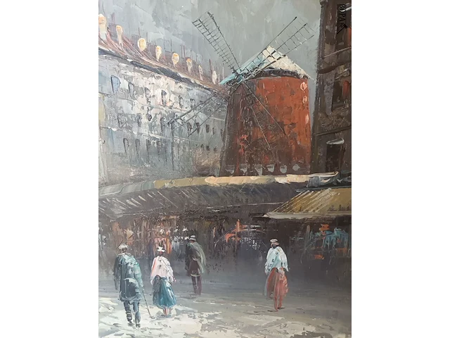 Lot 5 - schilderij moulin rouge burnett - afbeelding 2 van  4