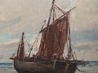 Lot 5 - schilderij zeilboot - afbeelding 2 van  6