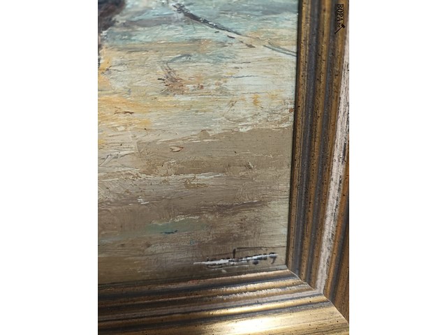 Lot 5 - schilderij zeilboot - afbeelding 3 van  6