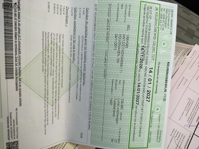 Lot 5 - vw transporter (2013-chass.wv1zzz7hzex008066) - afbeelding 10 van  26