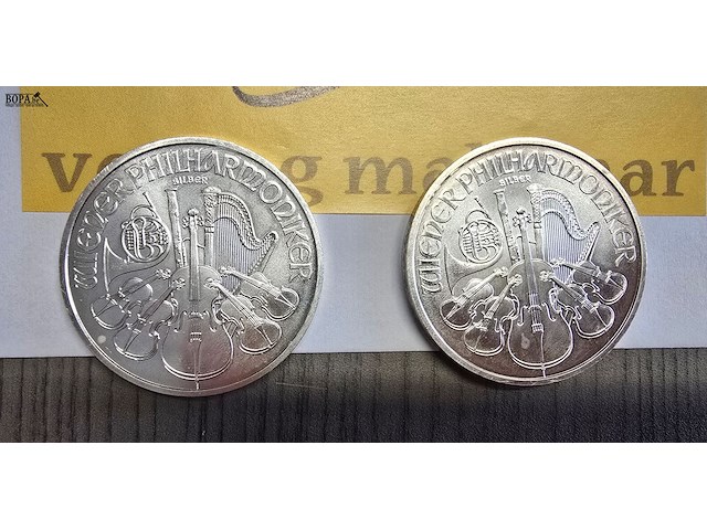 Lot 5 - zilveren munten oostenrijk (2 stuks) - afbeelding 1 van  3