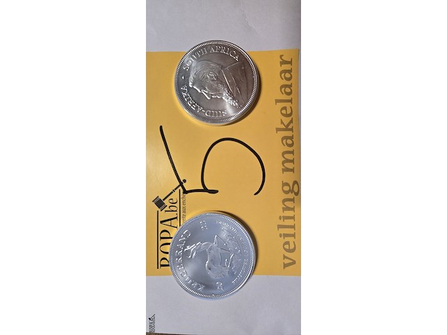 Lot 5 - zuid-afrikaanse krugerrand beleggingsmunt 2 stuks - afbeelding 1 van  3
