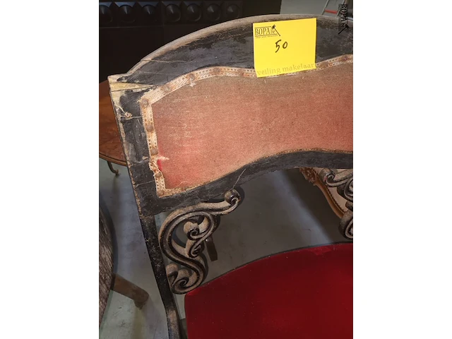 Lot 50 - antieke cinema zetel - afbeelding 3 van  8