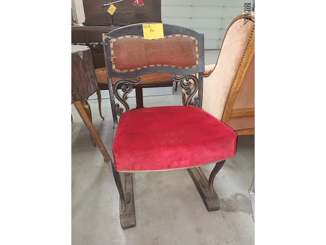 Lot 50 - antieke cinema zetel - afbeelding 4 van  8