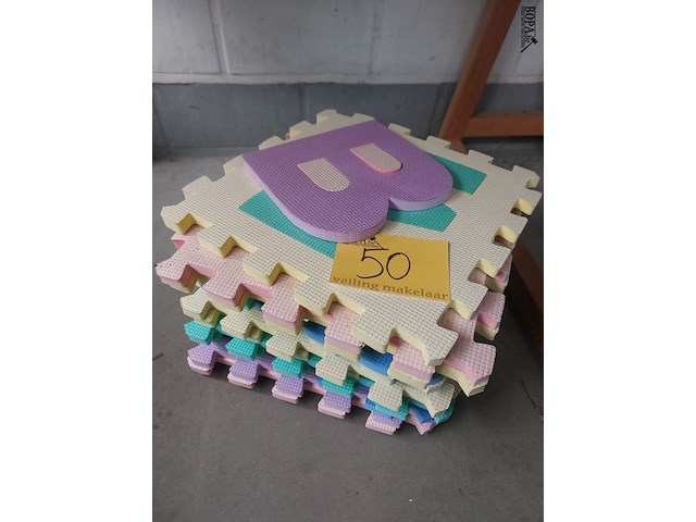 Lot 50 - foam puzzelmatset, ong. 15 stuks - afbeelding 1 van  2