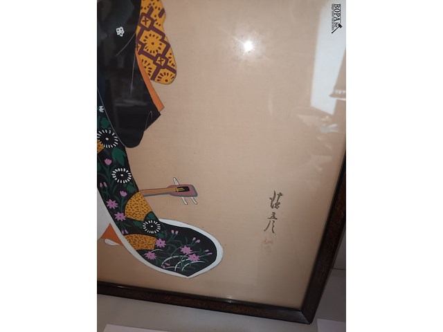 Lot 50 - kader chinese dame - afbeelding 2 van  3