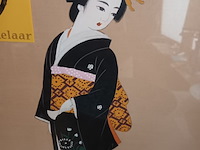 Lot 50 - kader chinese dame - afbeelding 3 van  3