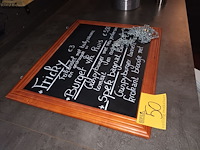 Lot 50 - krijtbord - afbeelding 2 van  2
