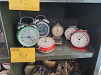 Lot 50 - lot retro wekkers - afbeelding 1 van  1