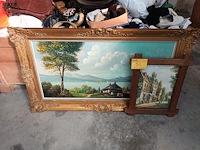 Lot 50 - schilderij. 2 stuks - afbeelding 1 van  5