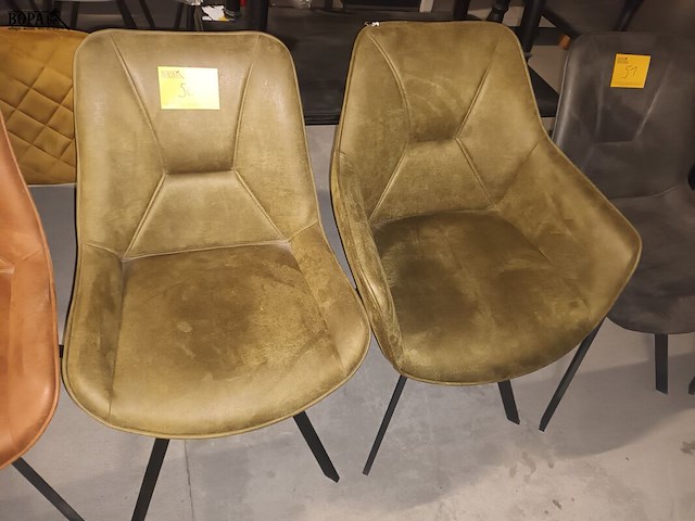 Lot 50 - stoel ben. 2 stuks - afbeelding 1 van  6