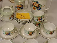 Lot 50 - victoria koffieservies. 23 stuks - afbeelding 1 van  5