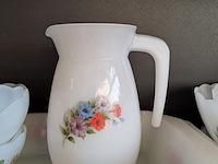 Lot 50 - vintage reeks acropal fruits de france in opaalglas allerlei - afbeelding 4 van  7