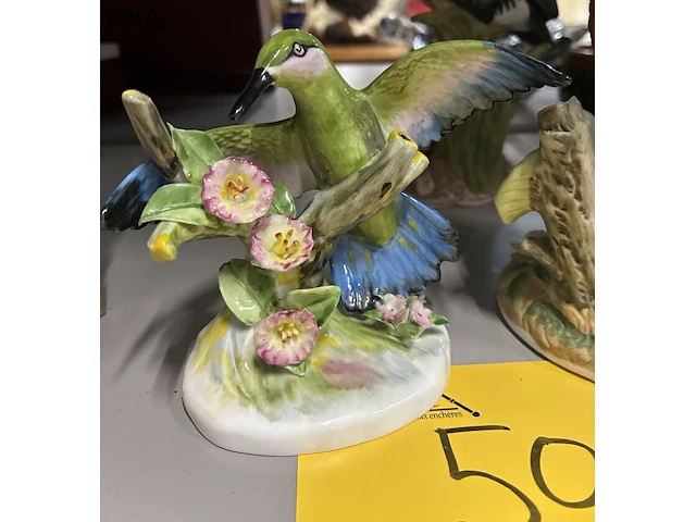 Lot 50 - vogel beeldjes - 3 stuks - afbeelding 2 van  4