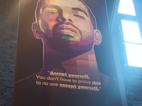 Lot 50 - zeil met afbeelding drake - afbeelding 1 van  3