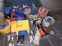 Lot 501 - tape afrollers. 8 stuks - afbeelding 3 van  3