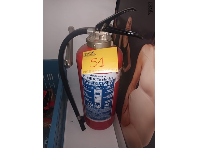 Lot 51 - brandblusapparaat - afbeelding 1 van  2