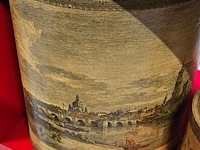 Lot 51 - houten tabakpotten 3 stuksen kartonnen doos - afbeelding 5 van  5