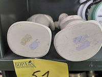 Lot 51 - lot duo beelden kind jongen-meisje - afbeelding 2 van  2