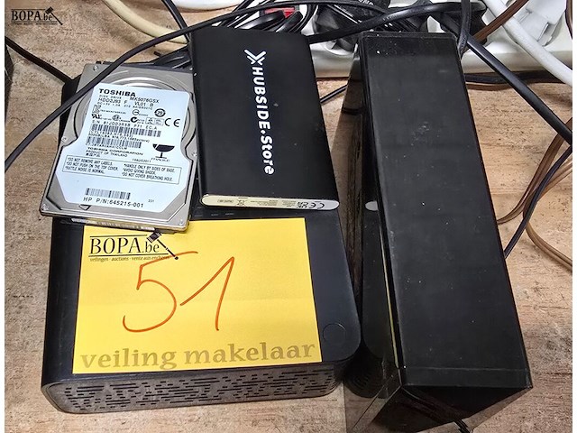 Lot 51 - lot harde schijven 4 stuks - afbeelding 1 van  5